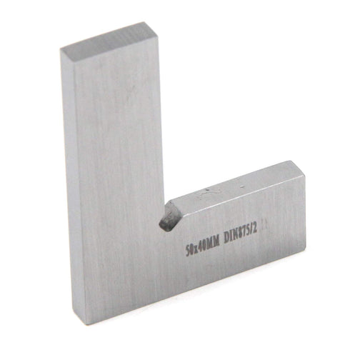 T Tulead Machinist Square Precision Square Carbon Steel Solid Machinist Square Woodworking Square 50x40mm/2"x1.57"...