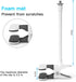 Flexible Twist Clamp Mount Compatible with R-ing Pan Tilt Camera, Flexible Twist Gooseneck Mounting Bracket No Tools or Wall Damage Required (1pac...