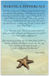 PinMart's Starfish Lapel Pin on Starfish Story Card Make A Profound Difference Gift...