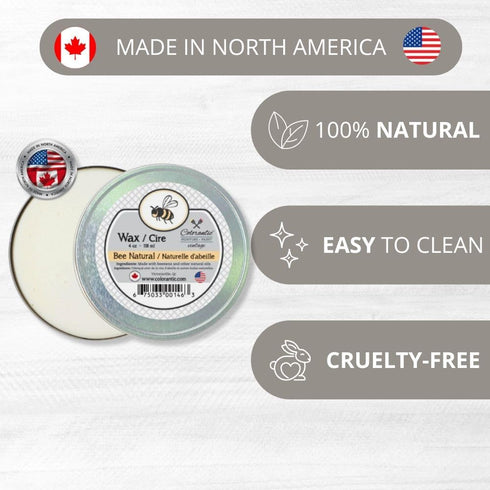 Colorantic | Furniture Wax Clear Natural | Chalk Based Paint Waxes Beeswax Waxes | Cutting Board Home Decor Craft Art DIY (8 oz, Clear Natural)...