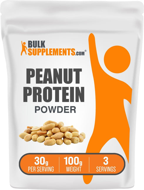 BulkSupplements.com Peanut Flour Protein Powder - Deffated Peanut Flour, Peanut Protein Powder - Peanut Protein Flour, Gluten Free, 30g per Servin...