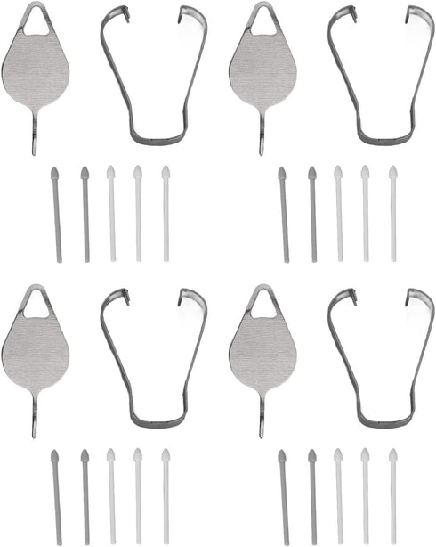 for Galaxy Tab S6 lite 10.4" SM P610 SM P615 Nibs, 20x Replacement Touch Stylus Tips Stylus Pen Tips, 4 Tweezers, 4 Ejector Pins......