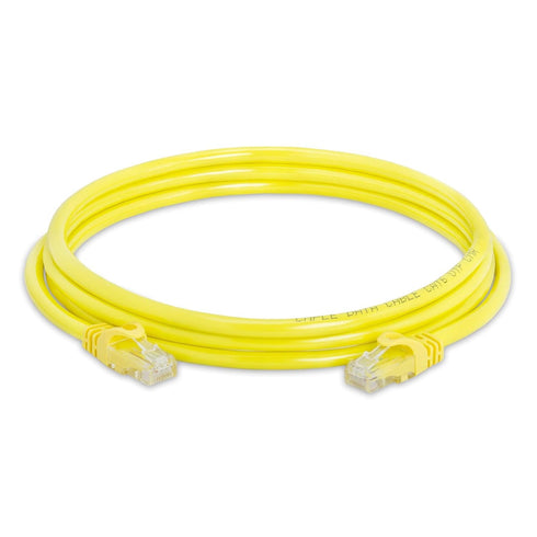 Cmple - RJ45 Cat-6 Ethernet Patch Internet Cable, High Speed Cat6 Network Cable 10 Gigabit, Cat 6 Ethernet LAN Cord with Gold Plated RJ45 Connecto...