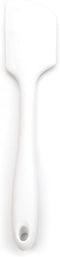 RSVP International Ela Series Heat Resistant Cooking & Baking Strong Silicone Wrapped Steel Rubber Scraper, Spatula, 11x2, White...