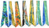 7Pcs Bag Handbag Scarf Handle Wrap Ribbon Scarf Purse Scarf for Women (Van Gogh series)...