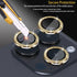 Camera Lens Protector for iPhone 14 Pro & iPhone 14 Pro Max, Tempered Glass Lens Protector Aluminum Alloy Ring Camera Cover Fits for iPhone 14 Pro...