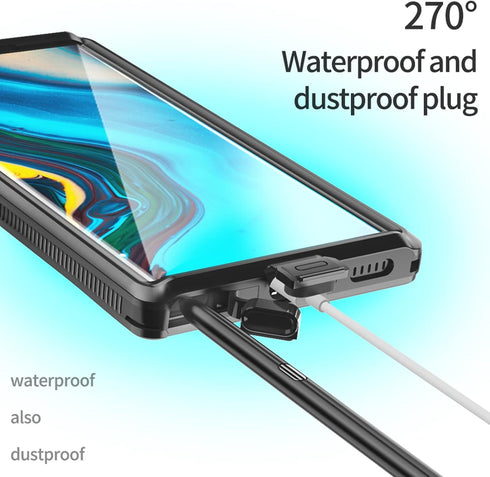 Designed for Samsung Galaxy S22 Ultra Waterproof Case, Waterproof with Built-in Screen Protector Full Body IP68 Underwater Protective Case Heavy D...