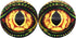20MM 40PCS Owl Snake Lizard Animal Eyes Glass Cabochon for Clay Doll Making Sculptures Props Craft DIY Findings Jewelry Making 25/32inches...