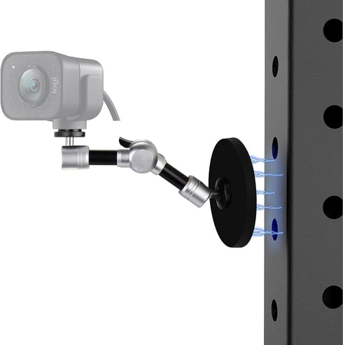AceTaken Webcam Magnetic Mount,7'' Magic Arm with Magnetic Suction Holder Compatible with Logitech StreamCam C920s Brio C930 C922 C925e C615 and W...