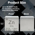 Zinc Cube Metal Density Cubes Pure Metal High Density Element Cube for Element Collections Lab Experiment Periodic Table Collection DIY Teacher Sc...