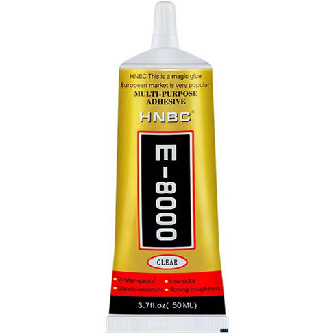 E8000 Jewelry Rhinestones Glue,High Performance Liquid Glue,Inlay Glue, Pendant Adhesive,50g Craft Adhesive Glue with Precision Tip Multifunctiona...