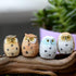 Mini Owls Fairy Garden Accessories, Owl Miniature Figurines Fairy Garden Decor for Micro Landscape, Plant Pots, Bonsai Craft Decor, Party Decorati...