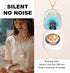 YOKKBRUN Portable Neck Fans for Women, Rechargeable Cool Fans for Neck, Light Smallest Outdoors with Silicone Lanyard, Cute Design Gift for Girls ...