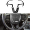 Carbon Fiber Steering Wheel Trim for for Dodge Durango 2014-2021, Dodge Charger Challenger 2015-2021, Jeep Grand Cherokee SRT8 2014-2021 Steering ...