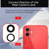 2 Sets for iPhone 12 OEM Rear Camera Lens with Dual-Sided Adhesive Replacement for iPhone 12 Mini Rear Camera Lens for iPhone12 with Repair Kit Fi...