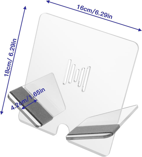 Desktop Stand for Conference Speakerphone, Clear Acrylic Holder Compatible with Anker EMEET USB Bluetooth Conference Speaker...