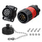 7 Pin Connector, Waterproof Solder Connector, Aviation Wire Connector for Automotive, Power, Marine, and Other Indoor/Outdoor Industrial Electrica...
