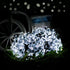SEMILITS Outdoor Solar String Lights 50LED Flower Shaped Solar Fairy Lights for Christmas Garden Decoration White...