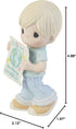 Precious Moments "Mom, You Deserve The World Hand-Painted Porcelain Figurine - 203006, Unique Mother's Day, Birthday, and Holiday Decor Keepsake...