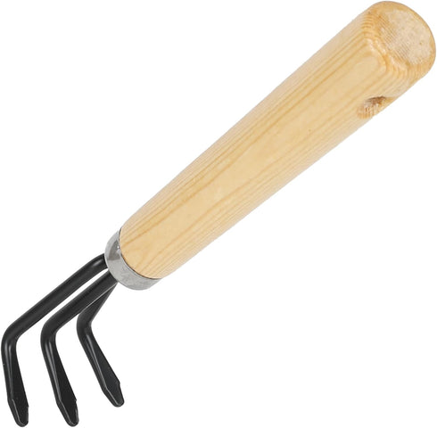 Worth Garden Hand Cultivator - Powder Coated Metal Hand & Wood Handle - Garden Hand Tool for Tilling Soil - T242A00...
