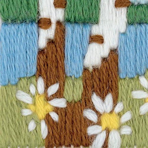Riolis Forest Lake Stamped Cross Stitch Kit-2.25x2.25" 13 Count......