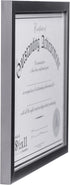 Malden International Designs Wooden Document Frame, 8.5x11, Black...