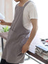 Cotton/Linen Japanese Style Cross Back Aprons Pinafore Dress...