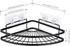 KES Shower Caddy Corner, Self-Adhesive Shower Corner Shelf, Stainless Steel Shower Organizer Matte Black 2 Pack, BSC219DF-BK-P2...