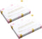 Paper Clever Party Pink and Gold Diaper Raffle Tickets - 25 Pack - Fun Baby Shower Game for Girls - Raffle Invitation Insert Cards for Prizes...