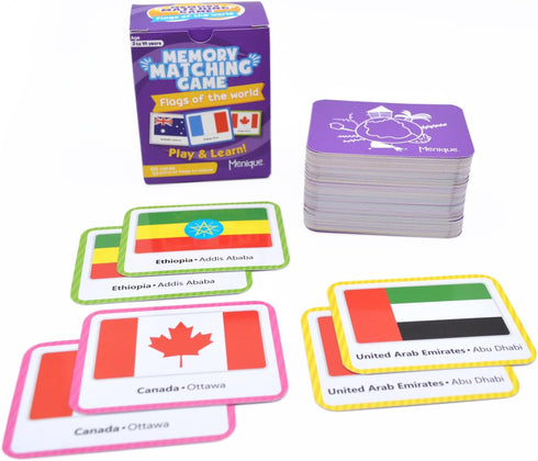 Menique, Flags of The world, Memory matching game...
