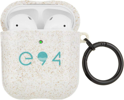 Case-Mate Protective AirPod Case Cover, Soft Silicone Cover with Keychain Ring for Men and Women, Compatible with Apple AirPods Series 1 & 2, Fron...