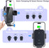 15W Fast Wireless Car Charger Mount - Auto Alignment Clamping Wireless Car Phone Charger, Dashboard Windshield Wireless Charging Car Holder for iP...
