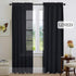 NICETOWN Door Curtains for Doorway, Black Out Curtain Liners for Drapes, Noise Reducing Light Blocking Blackout Liners for 84 inch Curtains (Set o...