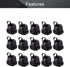 Fielect Round Cable Wire Strain Relief Bush Grommet Round Strain Relief Bushing Electric Cable Protection Cord Buckle 6N-4 15 Pcs...