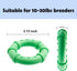 Dog chew Toys for Aggressive chewers Small Breed Non Toxic Silicone Long Lasting Dog Toys Ring Toy for Healthy Teeth (Green)...