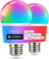 OREiN Matter Smart RGBTW Bulb, Smart Light Bulbs Work with Apple Home, Alexa, Google Home, SmartThings, A19 Color Changing Light Bulbs 2.4Ghz WiFi...