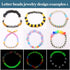 Eppingwin 500 PCS Letter Beads, Glow in The Dark, 4x7 mm Acrylic Beads, Vowel Letter A Beads, Alphabet Beads, Round Letter Beads for Bracelets (Le...