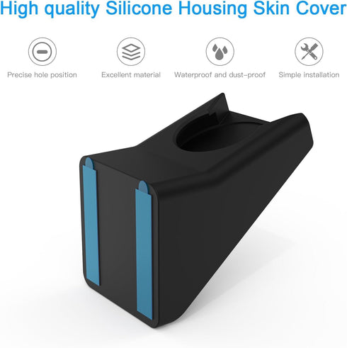 Window Mount for Ring Indoor Cam 2nd Gen and 1st gen, Adhesive Mount (20 Degree Tilted Up/Down/Right/Left) No Drill, Black...