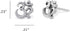 Boma Jewelry Sterling Silver Om Spiritual Symbol Stud Earrings...