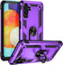 Galaxy A13 5G & A04s Purple Case: Military-Grade, Car Mount, Ring Stand, HD Screen Protector, Shockproof...