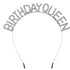 AOPRIE Birthday Crown - Silver Tiara for Girls & Women - Princess Crown Rhinestone Headband - Happy Birthday Accessory...