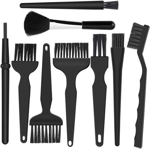 9 in 1 Anti Static Brushes Small Cleaning Kit Multi-Purpose Nylon Brush for Keyboard, PC Motherboards, Camera, Phone, Laptop, MacBook, Computer......