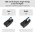 USB 3.0 Adapter 90 Degree Male to Female Coupler Connector Plug Left Angle and Right Angle...