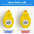 b&h Digital Duckling Baby Bath Thermometer, Infant Safe Floating Water Temperature Thermometer and Baby Bath Time Toy – Easy to Read Display | BPA...