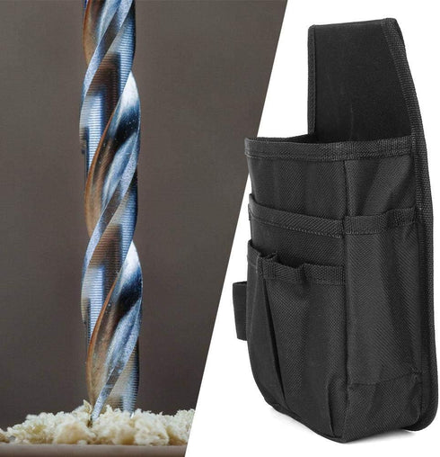 Tool Belt, Utility Pouch, Durable Canvas Construction, Multifunctional Electric Drill Tool Bag Waist Pocket Pouch Belt Storage Holder...