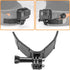 Motorcycle Helmet Chin Mount Kits with Adhesive Curved Pads Compatible with GoPro Hero 12, 11, 10, 9, 8, 7, (2018), 6 5, Hero Black, Session, Xiao...