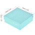 uxcell Centrifuge Tube Freezer Storage Box 100-Well Waterproof Cardboard Holder Blue for 1.5/1.8/2ml Micro Centrifuge Tubes...