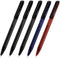Monami Trifis (Triffis) Oil-Based Ballpoint Pen 0.7mm Set of 5 Ink-Red 1, Blue 1, Black 3...