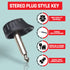AlveyTech Stereo Plug Style Key with Round Knob Head for Pride & Go-Go Scooter - Replacement for GOGO, Pride, Merits, Golden, & Drive Mobility Sco...