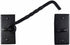 Renovators Supply Manufacturing Hook and Eye Latch 6.5 in. Black Wrought Iron Door Lock Latch/Gate Latch with Mounting Hardware...